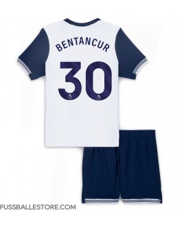 Günstige Tottenham Hotspur Rodrigo Bentancur #30 Heimtrikotsatz Kinder 2024-25 Kurzarm (+ Kurze Hosen)